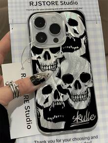 Hallows' Day Skulls Phone Case Suitable For 17 16, 15, 14, 13, 12, 11, PRO MAX, As Well As X, XS, PLUS, - Nhiều màu - Xem 3