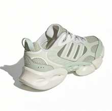 Adidas Zapatillas deportivas con amortiguación transpirable para mujer, tenis casuales para correr - Verde - Ver 4