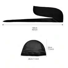 3 peças gorros casuais de poliéster de cor sólida, para todas as estações