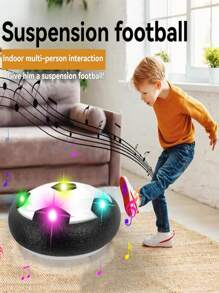 Kinder Hover Fußball mit Licht, bodenebenes Schweben, stoßfest, interaktives Familiensportspielzeug für drinnen und Outdoor für Jungen und Mädchen