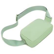 Kleine Unisex-Gürteltasche – Ultraleichte, wasserabweisende Hüfttasche mit verstellbarem Gurt, vielseitig tragbare Bauchtasche für Reisen, Laufen, Radfahren, Angeln, Festivals und den täglichen Gebrauch - Grün - Übersicht 9
