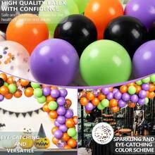 Set de 20/40/50 globos de Halloween, globos de látex de 10 pulgadas perfectos para decoración de fiesta de Halloween