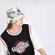 Reversible Bucket Hat For Women, Cute Beach Fisherman Style - Tie Dye Greywhite - View 10