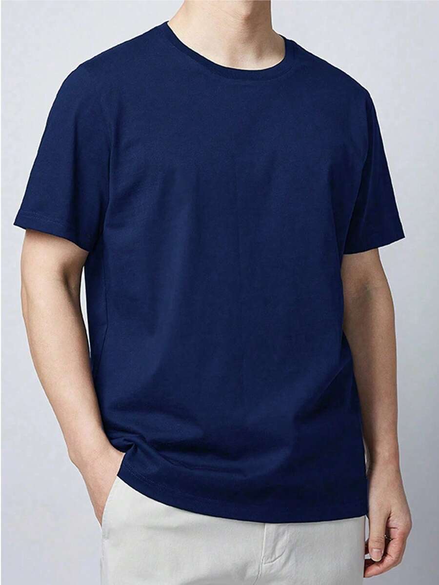 Men T-Shirts & Tanks - 藏蓝色 - 查看 1
