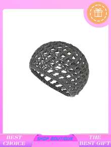 1 pezzo/4 pezzi Cuffie per capelli, cuffie per dormire, cuffie a rete, involucri, cappellini per parrucche lunghe, dritte, ricciolute, protezione per la testa in rete nera, cappelli da cuoco a treccia, cinturini per chignon, per donne, cuffia per dormire - Multicolore - Visualizzare 9