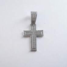 Cross Alloy Pendant Necklace,Daily Outfit, Street Party Exquisite Craftsmanship, Bold Boutique, Men's Accessories, Atmospheric Jewelry, Holiday Gifts.