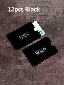 12/24/30pcs Anti Blocking Reader Lock Bank Card Credit Card Protector,Rfid Blocking Sleeves,ID Card Case Protector Metal Aluminium Case Card Holder, Wallet Business Card Holder, Credit Card Holder For Women For Men