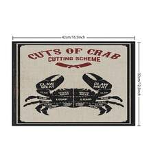 4 件黑蝙蝠紫黄格子条纹，12.5*16.5 英寸隔热矩形亚麻桌垫，适用于节日派对、厨房、餐厅、家居餐桌装饰餐垫