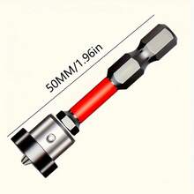 强力磁性定位钻头 | 防滑防撞设计，黑金十字螺丝刀头，适用于天花板/木工，防水地板安装工具，是木质/硬质地板、办公室使用、万圣节和圣诞节礼物的理想之选，圆形螺丝刀工具