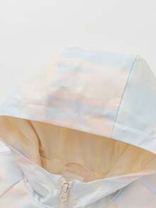 Balabala Girls Softshell Jacket Set 2025 Hooded Windbreaker Two Pieces Outfit - Yellow-blue Hue - View 6