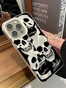 Hallows' Day Skulls Phone Case Suitable For 17 16, 15, 14, 13, 12, 11, PRO MAX, As Well As X, XS, PLUS, - Nhiều màu - Xem 2