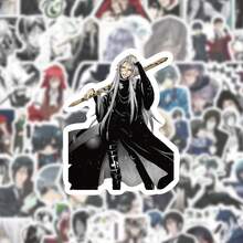 50张日系动漫卡通贴纸，适用于行李箱、汽车、笔记本电脑、冰箱、玩具、滑板、学习用品和返校季剪贴簿用品，趣味贴纸，笔记本电脑贴纸，Kindle手机贴纸。 - 彩色 - 查看 4