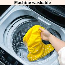 1/7pcs Reusable & Washable Cloth Diaper Pants, Soft Thermal Lined, Breathable Baby Diaper Pants, Training Pants - Multicolor - View 7