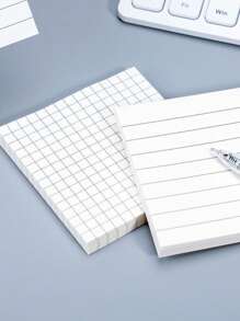 4PCS / 320Sheets Sticky Notes The Stripes Message Book For Notebook Textbook Calendar School Home Office Supplies Without Gift Box School Supplies, Back To School