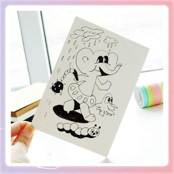 50/100pcs Blank Hard Cards For DIY Painting, Handwriting Postcards, Note Cards, Greeting Cards, Thickened Cards, 3 Color Options
