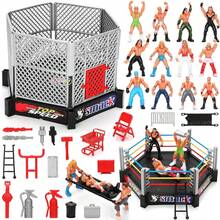 36 figuras de acción de lucha libre | Ring de lucha libre, accesorios realistas, seguros y duraderos | Regalos para fiestas - Multicolor - Ver 2