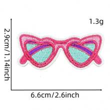 Accesorio de ropa en forma de parche de tela creativo, al por mayor, con diseño de joyería personalizada de princesa rosa inglesa de dibujos animados linda