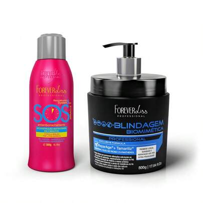FOREVER LISS Kit Sos Antiemborrachamento Com Blindagem Biomimética Forever Liss