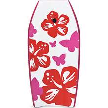 Lifezeal Super Lightweight Bodyboard Surfing With Leash EPS Core Boarding IXPE Pink - Pink - View 8