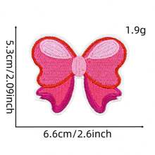 Accesorio de ropa en forma de parche de tela creativo, al por mayor, con diseño de joyería personalizada de princesa rosa inglesa de dibujos animados linda