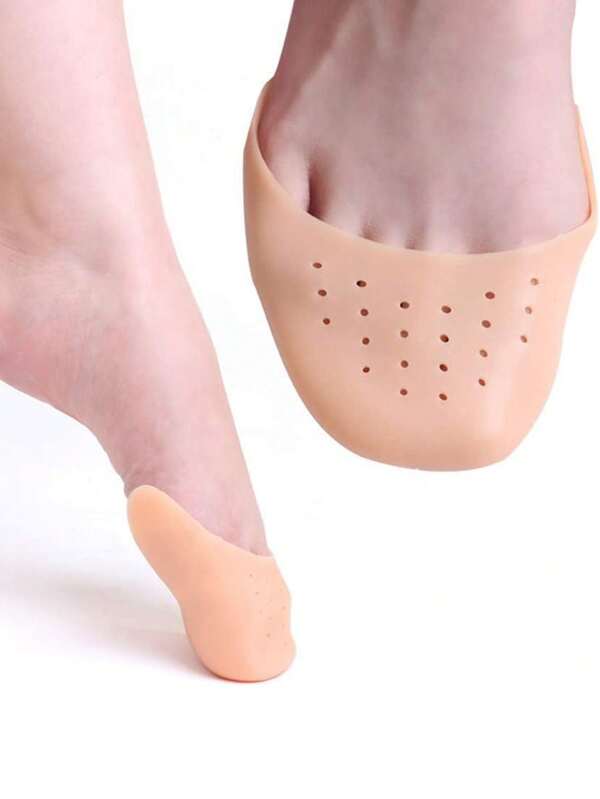 1 paire/2 paires de coussinets en silicone doux pour les orteils, semelles intérieures de chaussures de ballet, outils de soins des pieds, protecteurs d'orteils et de plante pour les femmes dansant