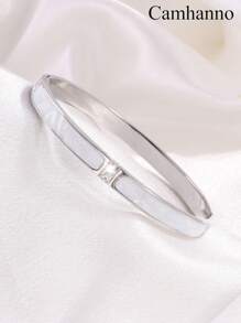 Camhanno 5/1pc Personalized Multi-Color Stainless Steel Bracelet Set With Unique Design, Fashionable , Multi-Element Design, Exquisite And Ideal Gift, Non Fading Jewelry, Fashionable