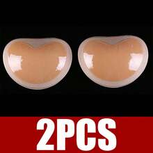 2入組米色比基尼胸墊比基尼套裝,加強版加厚透氣海綿胸墊泳衣內衣 - 米色 - 查看 11