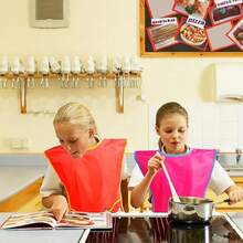 1/2/4pcs Kids Painting Smock, Waterproof Art Smock, Feeding Smock, Children's Painting Apron, Handcraft & Cooking Smock, Toddler Art Smock Gift, With 3 Spacious Pockets - Multicolor - View 3