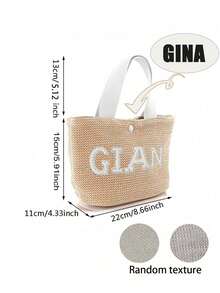 1 件个性化波西米亚风格大号编织手提包，沙滩包伴娘手提包单身派对礼品袋，印有名字，大号沙滩手提包定制礼物，单身派对礼物，蜜月礼物，伴娘礼物，新娘礼物，沙滩手提包，面料，适合女性探险，沙滩包