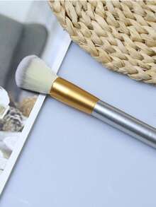 1pc Round-Tip Blush Brush Makeup Tool Beauty Brush,Foundation Brush,Concealer Brush,Blush Brush,Contour Brush,Blush Brush,Bronzer Brush,Powder Brush,Foundation Brush,Blush Brush