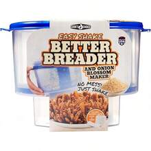 COOK'S CHOICE Onion Blossom Maker W The Original Better Breader Bowl - All-In-One Set Includes Blooming Onion Slicer & Mess Free Batter Breading Station - Great For Party Appetizers- Made In The USA - 洋蔥套裝(含麵包屑碗) - 查看 3