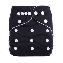 1/7pcs Reusable & Washable Cloth Diaper Pants, Soft Thermal Lined, Breathable Baby Diaper Pants, Training Pants - Multicolor - View 9