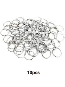 10/50 Pack Loose Leaf Binder Ring, Binder Rings 1 Inch, Binder Rings, Book Rings, Metal Rings For Index Cards, Rings For Flash Cards, Index Card Rings, Paper Rings, Small Binder Ring, Book Ring School Supplies,Back To School
