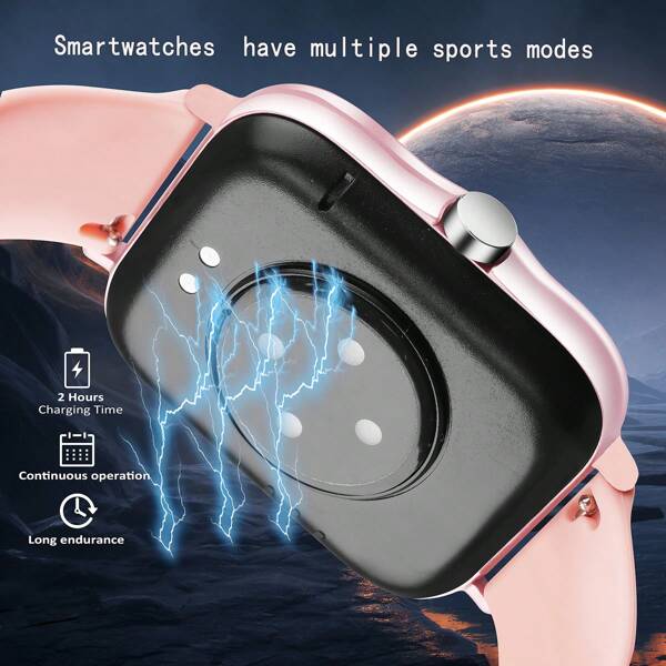 Eytlptoc New Smartwatch Wireless Calls, Smartwatches For Both Men And Women, 1.85-Inch Color Screen, Fashionable Smartwatch For Women, Smartwatch For Men, And Compatible With Both Android And IOS Phones!