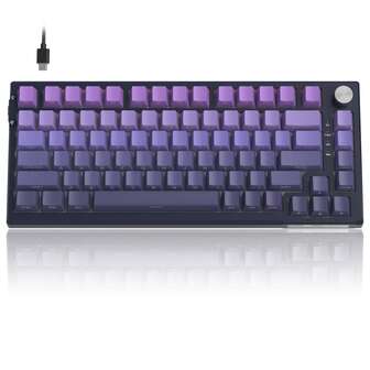 MageGee -Sky81 Mechanical Gaming Keyboard, New Upgraded Blue Switch 81-Key LED Backlit Keyboard, USB Wired Mechanical Keyboard For PC, Laptop, Computers