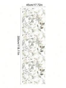 1 Cuộn Giấy Dán Tường Họa Tiết Lá Màu Nước Thanh Lịch, Có Thể Tháo Gỡ Và Tái Sử Dụng, Tranh Dán Tường Nền Màu Sáng Đẹp Mắt, Thích Hợp Để Trang Trí Phòng Ngủ, Phòng Khách, Hành Lang, Trang Trí Nhà Cửa, Tranh Dán Tường Tự Dính. - trắng - Xem 14