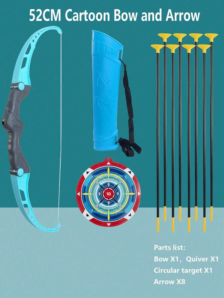 Kids Bow And Arrow Toy Set, Outdoor Sports Safe Suction Cup Target, Traditional Archery Gift For Boys, Birthday, Christmas