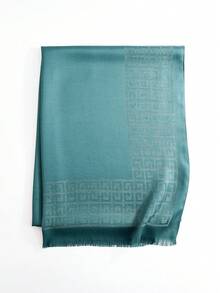 1 chiếc khăn choàng cổ họa tiết hình học tối giản cho nữ, khăn choàng nhẹ đa năng cho mọi mùa, khăn trùm đầu thanh lịch cho trang phục - Nhiều màu - Xem 9