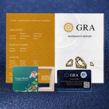 1.5克拉莫桑石 S925 纯银吊坠项链首饰，送给女友妻子生日婚礼的礼物 - 1.5克拉吊墜項鍊 - 查看 12