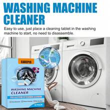 8pcs Washer Cleaner Tablets - Just One Tablet Can Quickly Remove Dirt And Ensure Stain-Free Washing Without Damaging The Machine, Providing Peace Of Mind For Your Travels