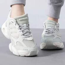 Adidas Zapatillas deportivas con amortiguación transpirable para mujer, tenis casuales para correr - Verde - Ver 6