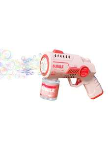 带 LED 灯的儿童泡泡枪 - 便携式电动泡泡枪，适合户外派对、生日、婚礼（粉色/蓝色） - 彩色 - 查看 11