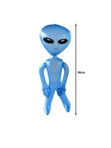 1pc 29/59 Inches Inflatable Alien Decorations,Inflatable Alien Balloons For Pool Party, Birthday, Halloween, Alien-Themed Party