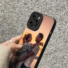 A Custom-Designed Black Angel Cat Eye TPU Phone Case With A Photo Pattern. It's A Drop-Proof Protective Case Compatible With IPhone 16/15/14/13/12/11/Plus/Pro/Pro Max, Compatible With Samsung, Compatible With Huawei, Compatible With Redmi, And Compatible With OPPO. - Black - View 6