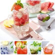 Ice Cube Tray, 3 Pack Silicone Ice Tray Easy-Release Flexible 15 Ice Cube Molds, Stackable Ice Trays For Freezer, Ice Cube Size 1.2 IN For Cocktail, Whiskey, Juice, Baby Food,