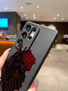 Nuevo estuche de teléfono con agarre suave de TPU, a prueba de golpes, con acabado mate y diseño de corazón. Resistente a arañazos y huellas dactilares, con protección para la lente de la cámara. Compatible con teléfonos Apple, Samsung, Xiaomi, Oppo y Vivo.