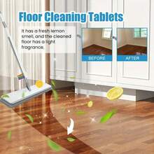 30pcs Floor Cleaning Tablets - Suitable For Household Cleaning, Strong Decontamination, Restore Floor Shine, Deep Multi-Purpose Floor Degreasing Tablets