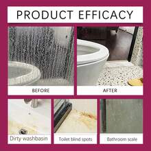 60毫升浴室泡沫清洁剂，可去除马桶水垢、淋浴玻璃污垢、水龙头矿物质沉积物、水槽锈迹、地砖污渍。含碳酸氢钠和柠檬酸钠。 - 彩色 - 查看 5