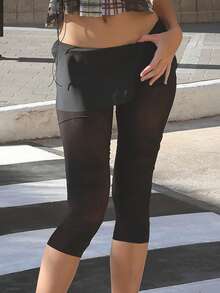 Cutenova 新款纯色修身时尚连体及膝裙和弹力短裤