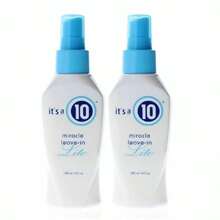 It's A 10 Miracle Leave-In Lite 4oz/120ml (2 Pack) Frizz-Reducing, And Volumizing, Ideal For All Hair Types Perfect For Everyday Wear, Travel, Trial Use, Gifting, Dates, Parties, Holidays, And Special Occasions - 無色 - 查看 1